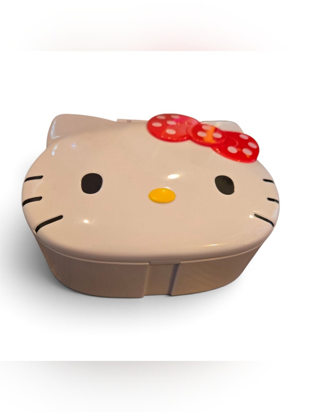 White Hello Kitty Kids Accessory Box with Red Bow